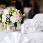 Close up of a flower arrangement prepared for a wedding ceremony at mercure hotels