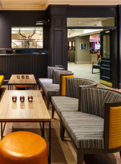Sofas, chairs and coffee tables at mercure inverness hotel