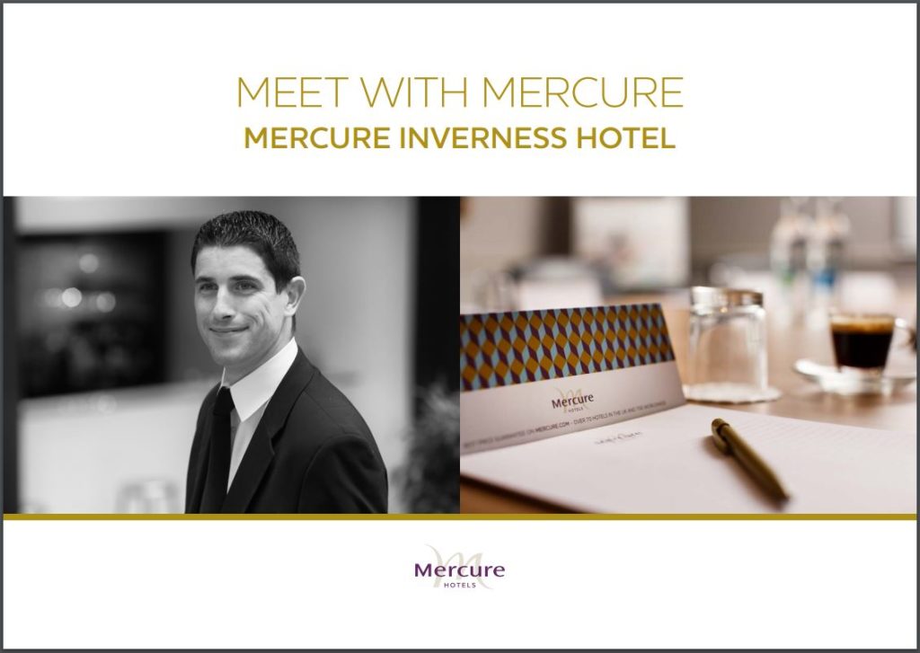 Cover of the meetings brochure for mercure inverness hotel