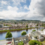 Day time view from the roof at mercure inverness hotel